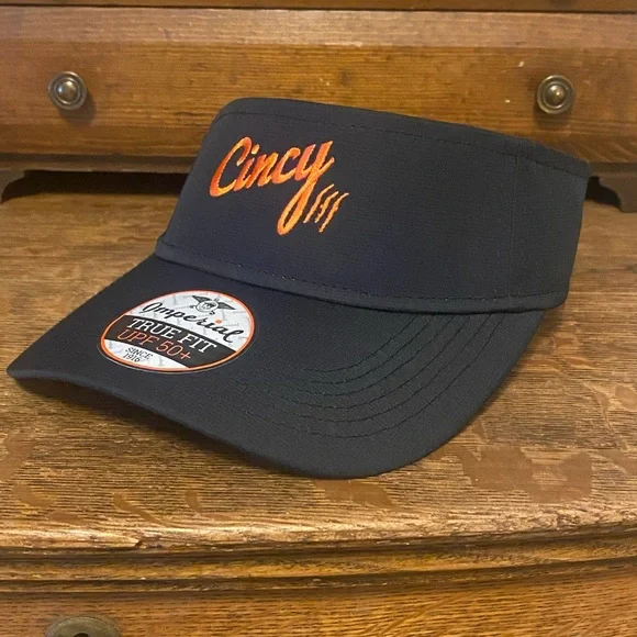 NWT Cincy Black and Orange Visor, Bengals, CINCINNATI (gift from a player) - Picture 4 of 12